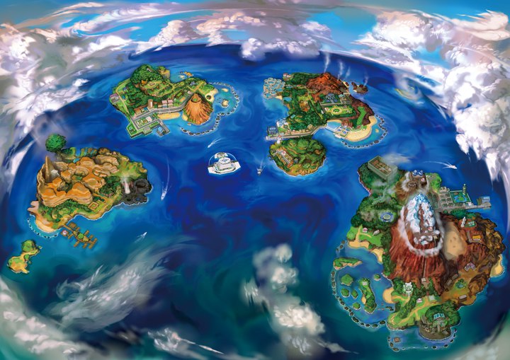 Alola region map