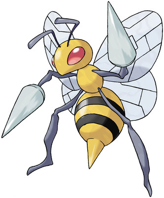 Beedrill artwork by Ken Sugimori