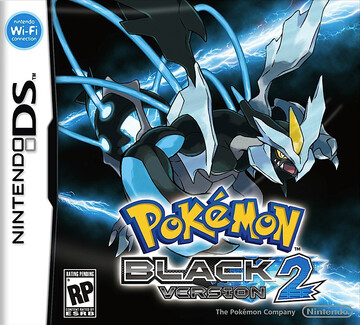 Pokemon Black 2 box art featuring Black Kyurem