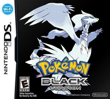 Pokemon Black box art featuring Reshiram