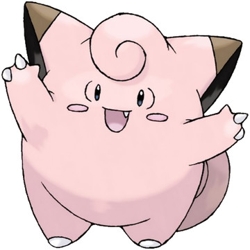 Clefairy artwork by Ken Sugimori