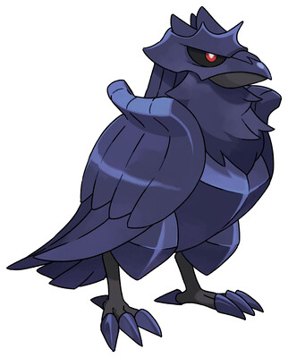 Corviknight artwork by Ken Sugimori