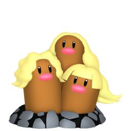 Alolan Dugtrio normal sprite