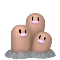 Dugtrio normal sprite