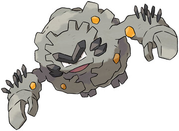 Alolan Graveler artwork by Ken Sugimori