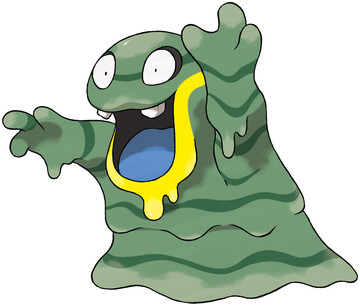 Alolan Grimer artwork by Ken Sugimori