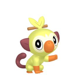 Grookey shiny sprite