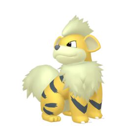 Growlithe shiny sprite