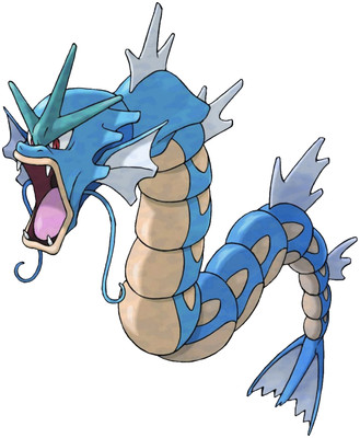 Gyarados artwork by Ken Sugimori