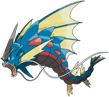 Mega Gyarados artwork by Ken Sugimori