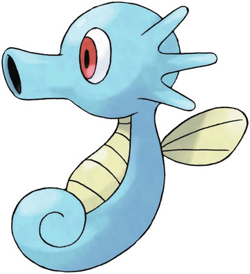 Horsea artwork by Ken Sugimori