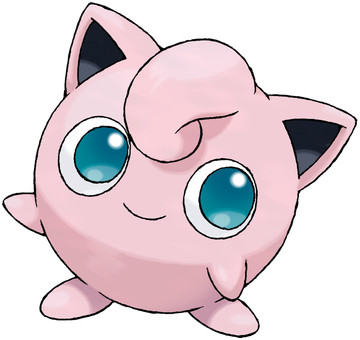 Jigglypuff artwork by Ken Sugimori