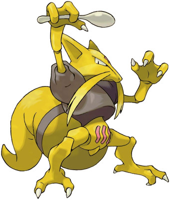 Kadabra artwork by Ken Sugimori