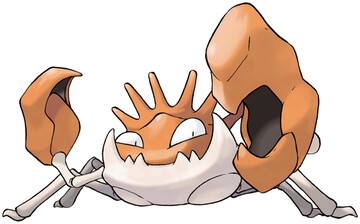 Kingler artwork by Ken Sugimori