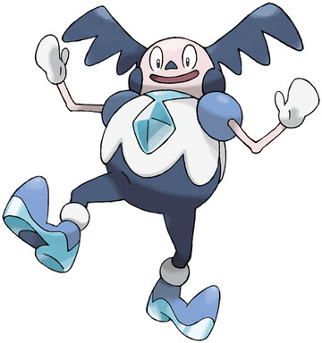 Galarian Mr. Mime artwork by Ken Sugimori