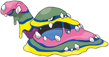 Alolan Muk artwork by Ken Sugimori