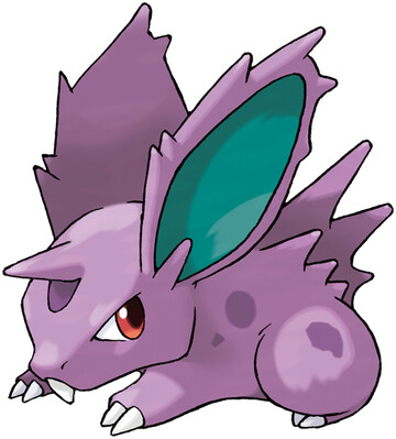 Nidoran♂ artwork by Ken Sugimori