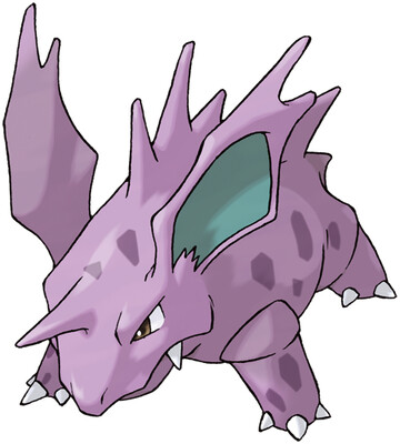 Nidorino artwork by Ken Sugimori