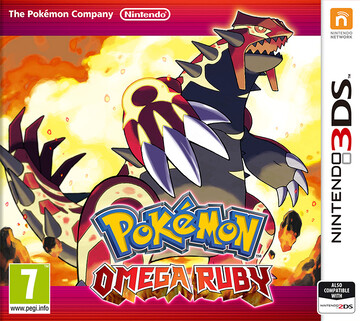 Pokemon Omega Ruby box art featuring Primal Groudon