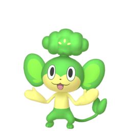 Pansage shiny sprite