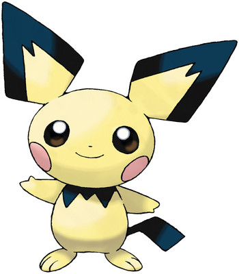 Pichu artwork by Ken Sugimori