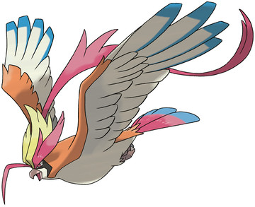 Mega Pidgeot artwork by Ken Sugimori