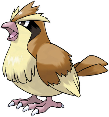 Pidgey artwork by Ken Sugimori