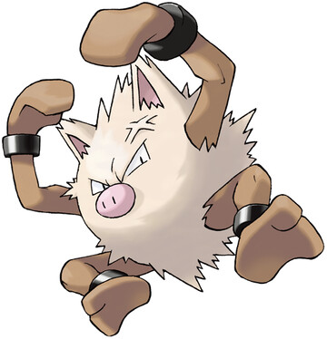 Primeape artwork by Ken Sugimori