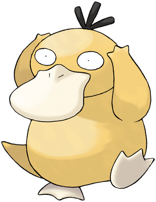 Psyduck artwork by Ken Sugimori