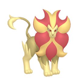 Pyroar shiny sprite