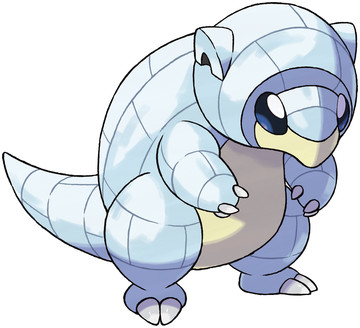 Alolan Sandshrew artwork by Ken Sugimori