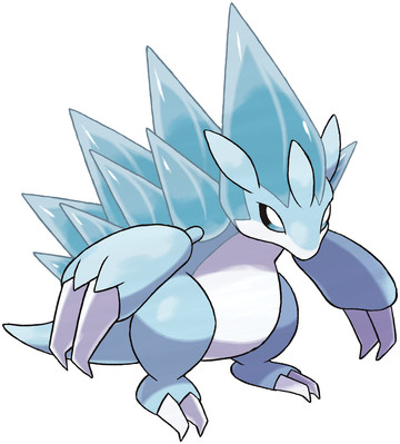 Alolan Sandslash artwork by Ken Sugimori