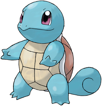 Squirtle artwork by Ken Sugimori