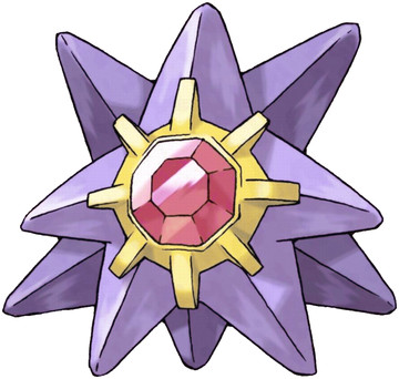 Starmie artwork by Ken Sugimori