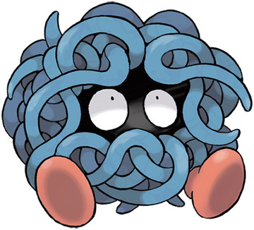 Tangela artwork by Ken Sugimori