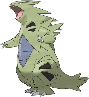 Tyranitar artwork by Ken Sugimori