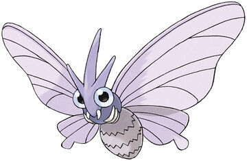 Venomoth artwork by Ken Sugimori