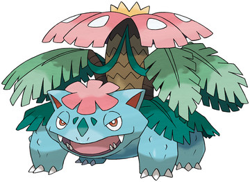 Mega Venusaur artwork by Ken Sugimori