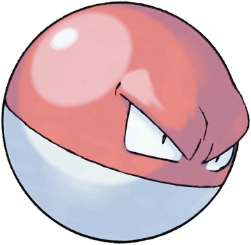 Voltorb artwork by Ken Sugimori