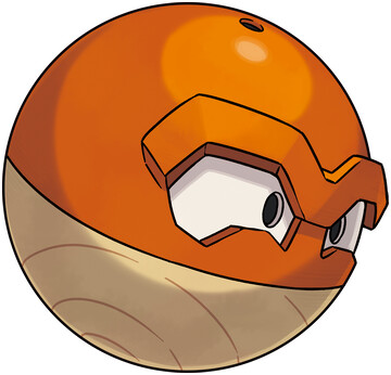 Hisuian Voltorb artwork by Ken Sugimori