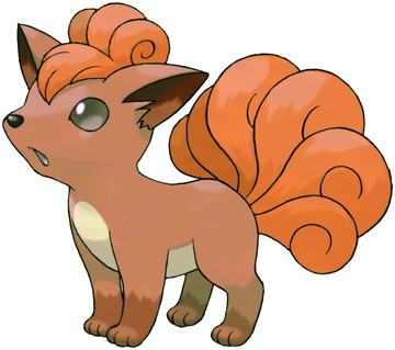 Vulpix artwork by Ken Sugimori