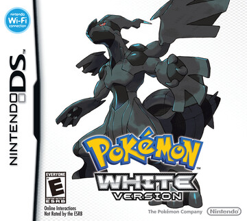 Pokemon White box art featuring Zekrom