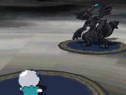 Zekrom battle, Pokémon Black & White