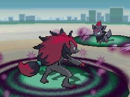 Zoroark and Zorua battle, Pokémon Black & White