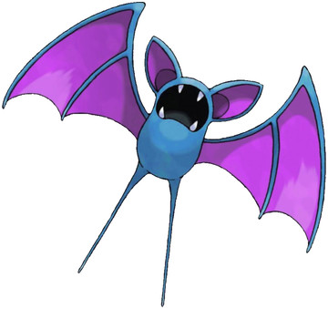 Zubat artwork by Ken Sugimori