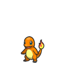 Charmander sprite from Scarlet & Violet