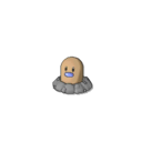 Diglett Shiny sprite from Ultra Sun & Ultra Moon