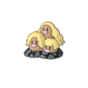 Dugtrio sprite from Ultra Sun & Ultra Moon