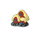 Dugtrio Shiny sprite from Ultra Sun & Ultra Moon