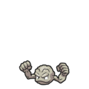 Geodude sprite from Scarlet & Violet